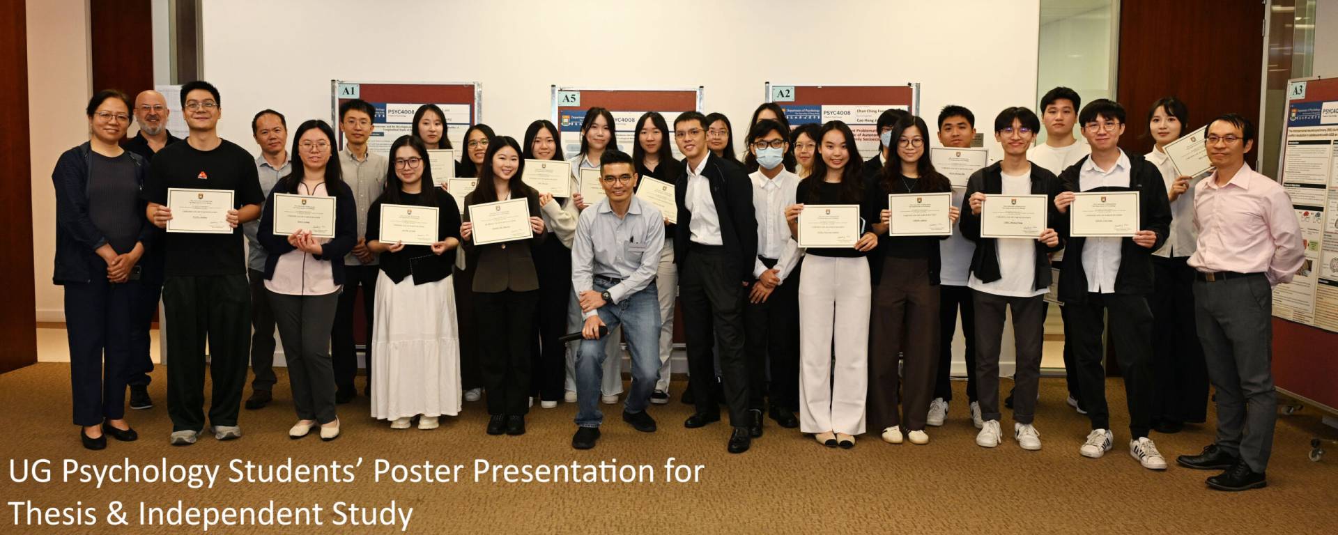 UG Psychology Students’ Poster Presentation for Thesis & Independent Study