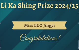 Li Ka Shing Prizes_Luo_Jingyi